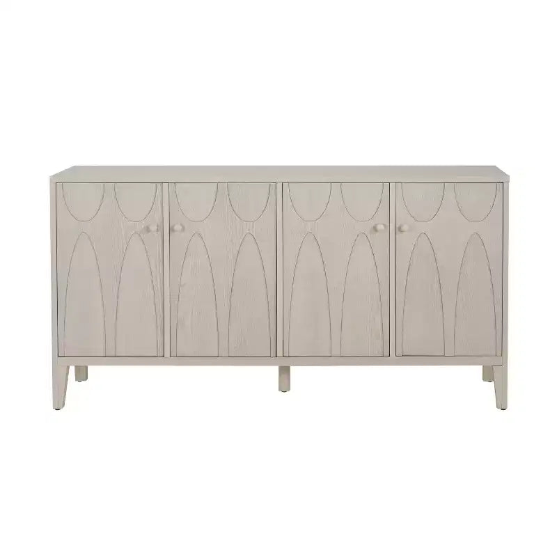Modernes Sideboard mit vier verstellbaren Einlegeböden und Türen