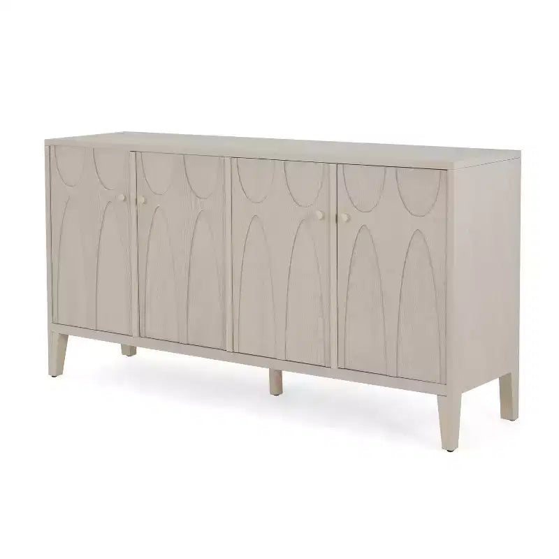Modernes Sideboard mit vier verstellbaren Einlegeböden und Türen