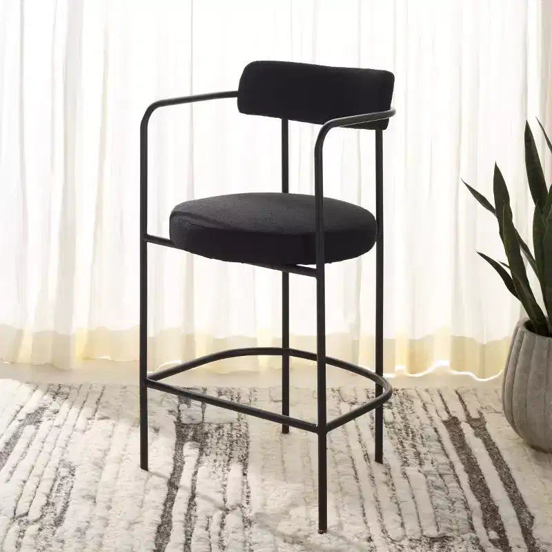 Taburete de mostrador con apoyabrazos