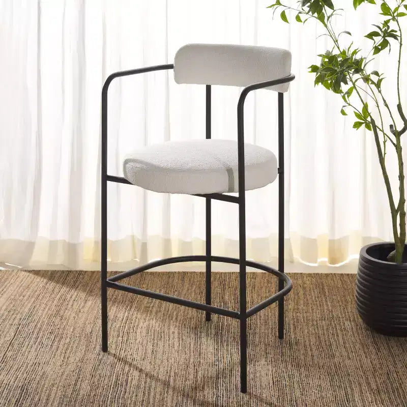 Taburete de mostrador con apoyabrazos