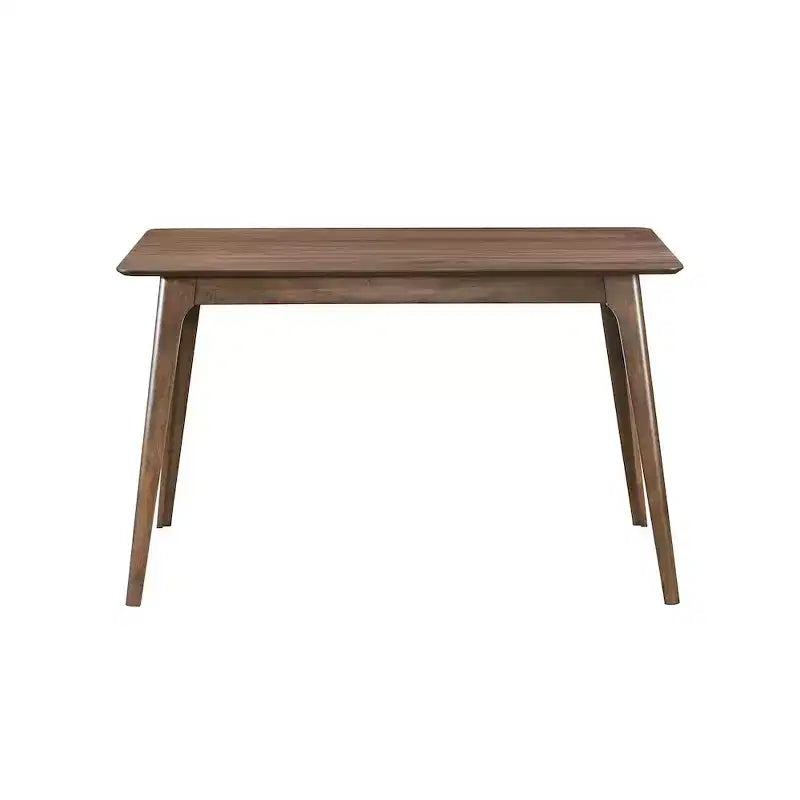 Table de salle à manger en bois pour comptoir, finition noyer