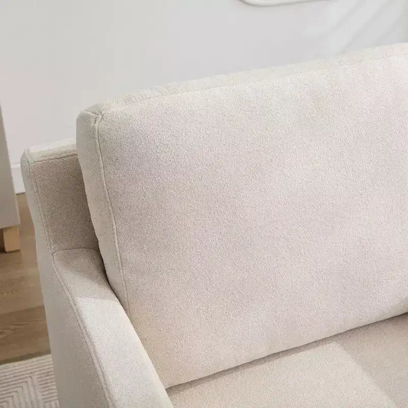 Drehbarer Akzentstuhl mit 360-Grad-Drehfunktion und abnehmbarem Rückenkissen, bequemer, 29.92 gepolsterter Sessel fürs Wohnzimmer, Büro oder die Lounge