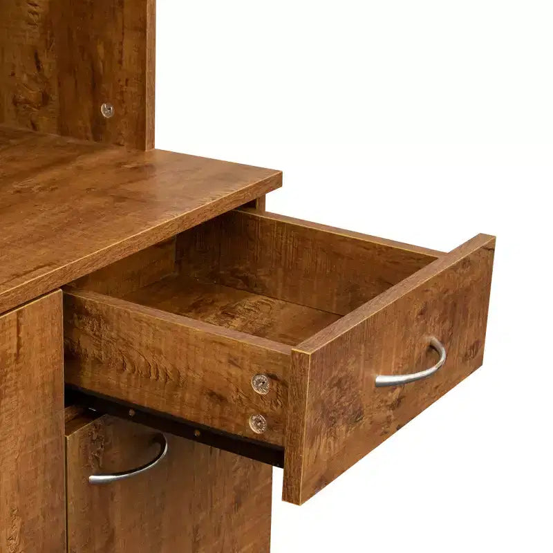 70.87 hoher Kleiderschrank mit 6 Türen, Aufbewahrungsschrank, Küchen-Sideboard- und Buffetschrank