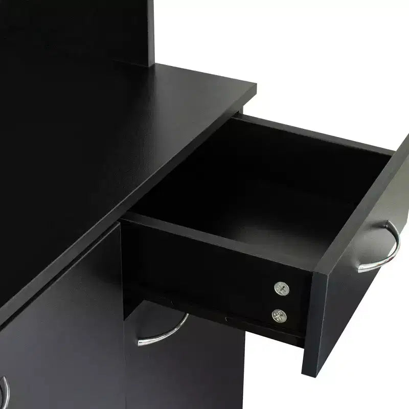 70.87 hoher Kleiderschrank mit 6 Türen, Aufbewahrungsschrank, Küchen-Sideboard- und Buffetschrank